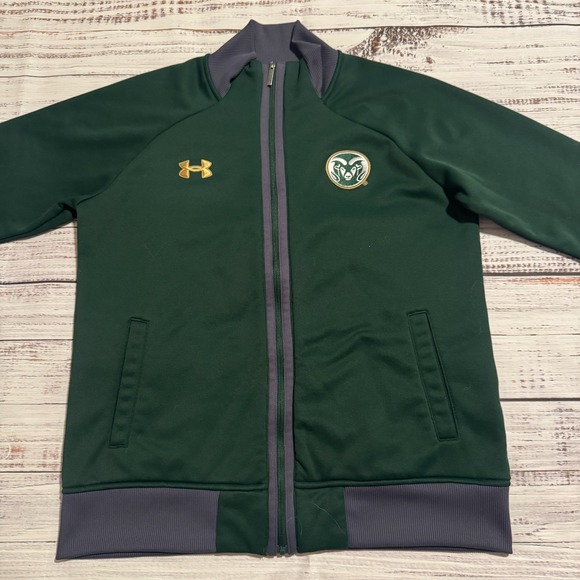 Under Armour Colorado State University Rams Full Zip Track Jacket Women's Large - Picture 7 of 15